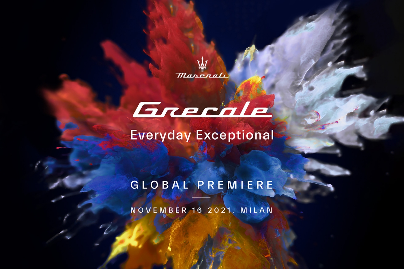 Grecale Global Premiere Launch Banner