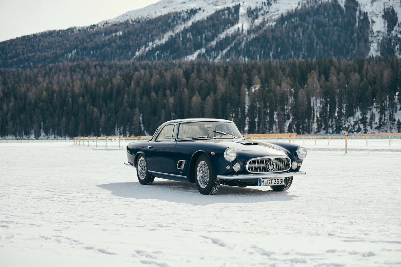  Maserati 3500 GT Vignale at THE ICE, St. Moritz car contest 2023