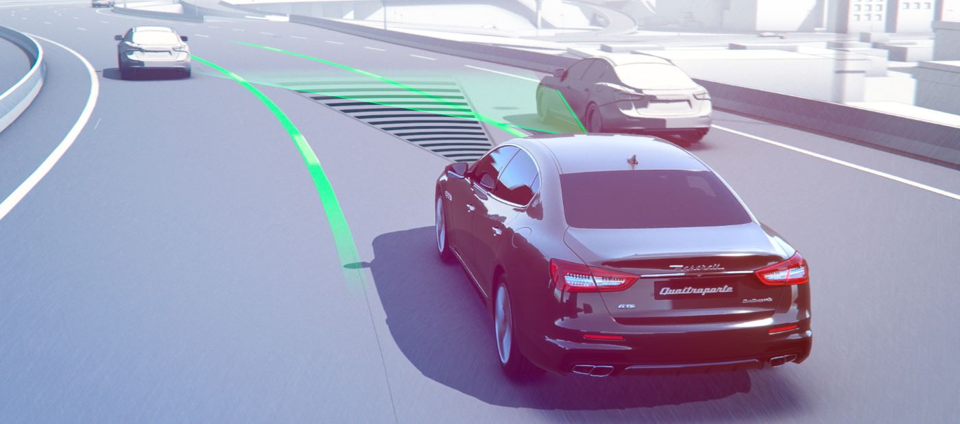 Surround View Camera - 360-degree Maserati view with 4 cameras