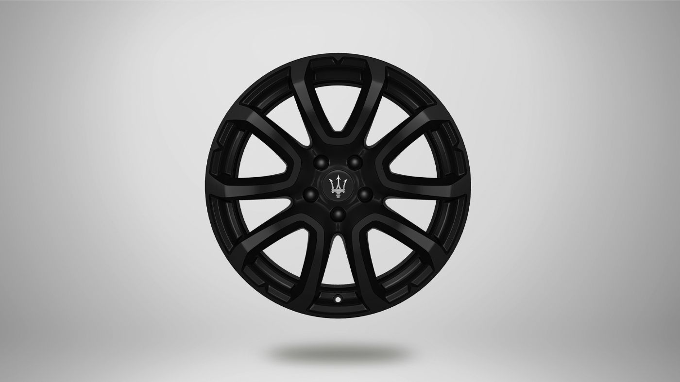 Maserati Levante rims - Zefiro, matt black rim