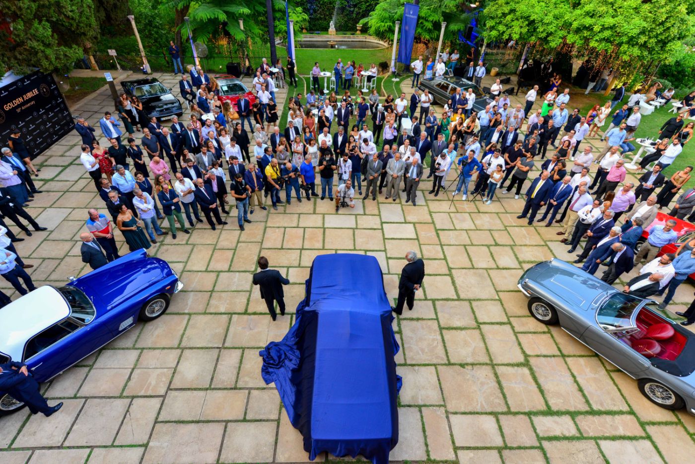 G.Bazerji & Fils und Maserati feiern 50 Jahre Partnerschaft im Libanon im Sursock Palace