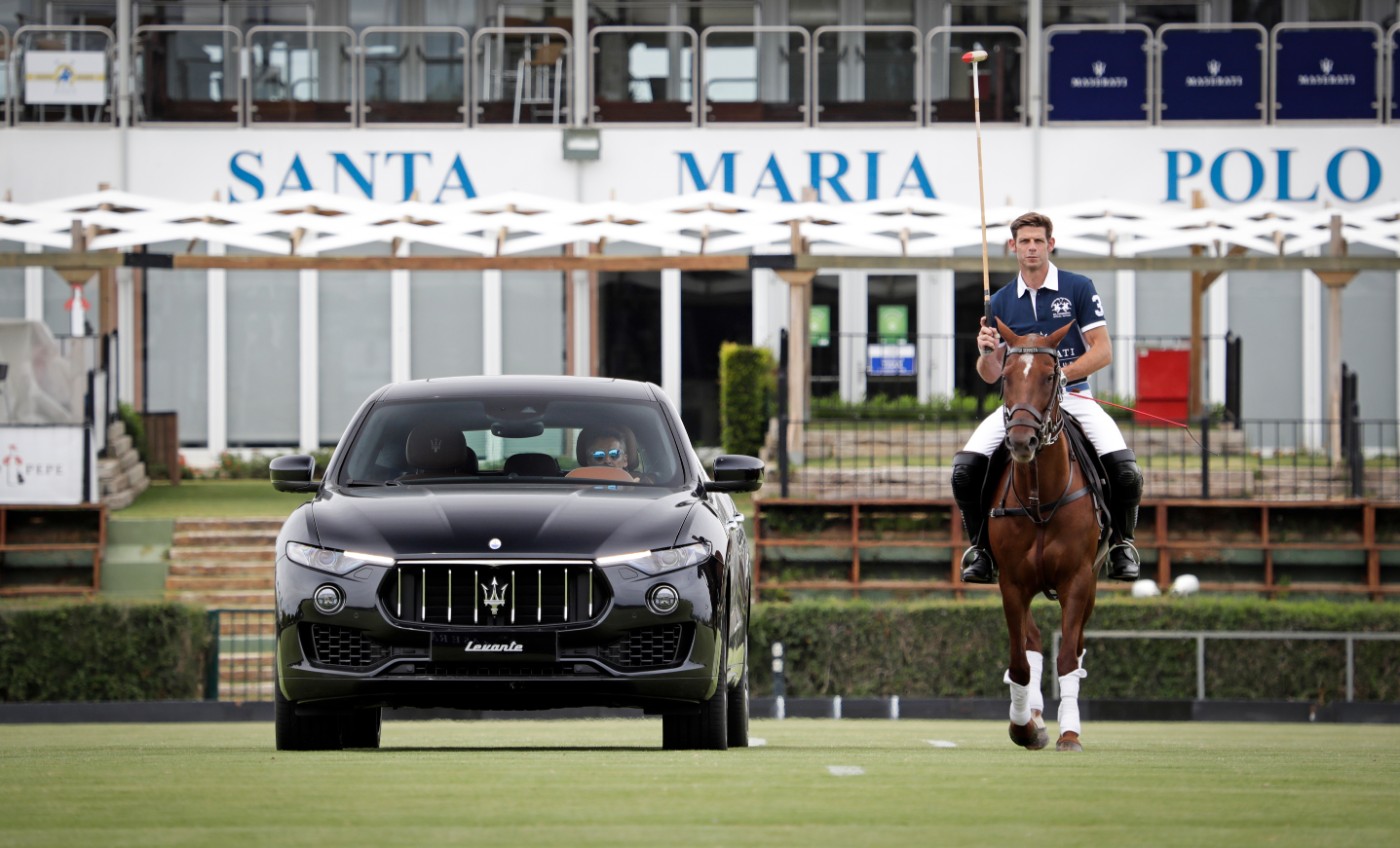 Maserati Levante and professional polo player Malcolm Borwick (2)