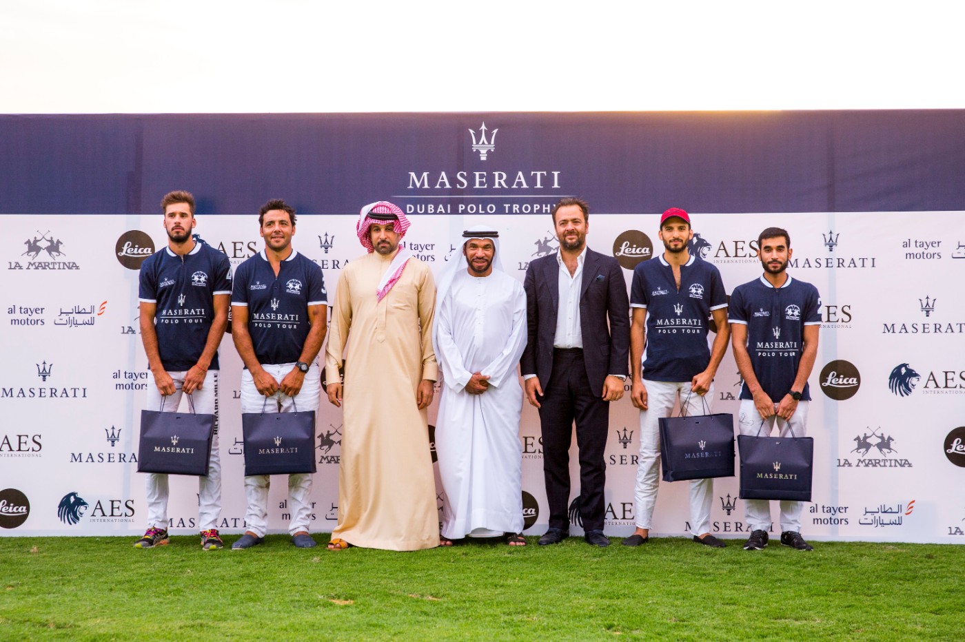 Maserati-Team-with-Amr-Zedan,-Ali-Albwardy-and-Umberto-Cini-Managing-Director,-Maserati-Middle-East,-Africa-and-Asia